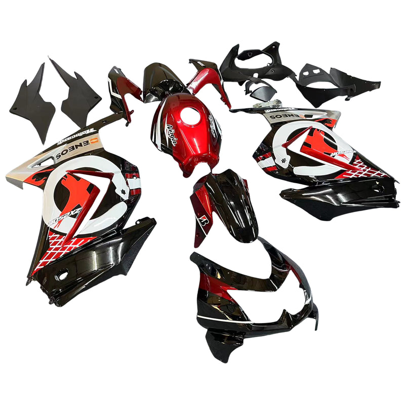 2008-2012 Kawasaki EX250 Ninja250R Injection Fairing Kit Body laget av plast