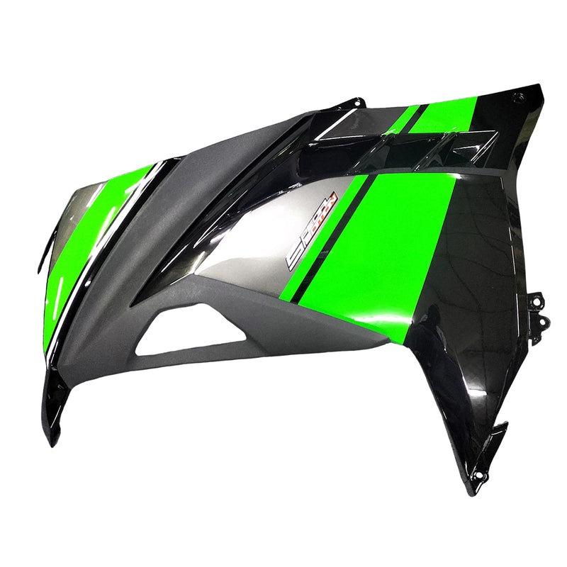 Fairings 2013-2017 Plast Kawasaki Ninja 300R EX300R Grön Svart Ninja Racing Generic