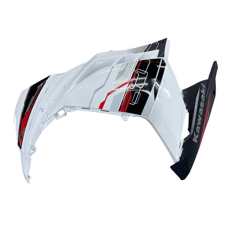 Ninja 300R EX300R 2013-2017 White Faux Body Panel ABS formsprutad plast 6