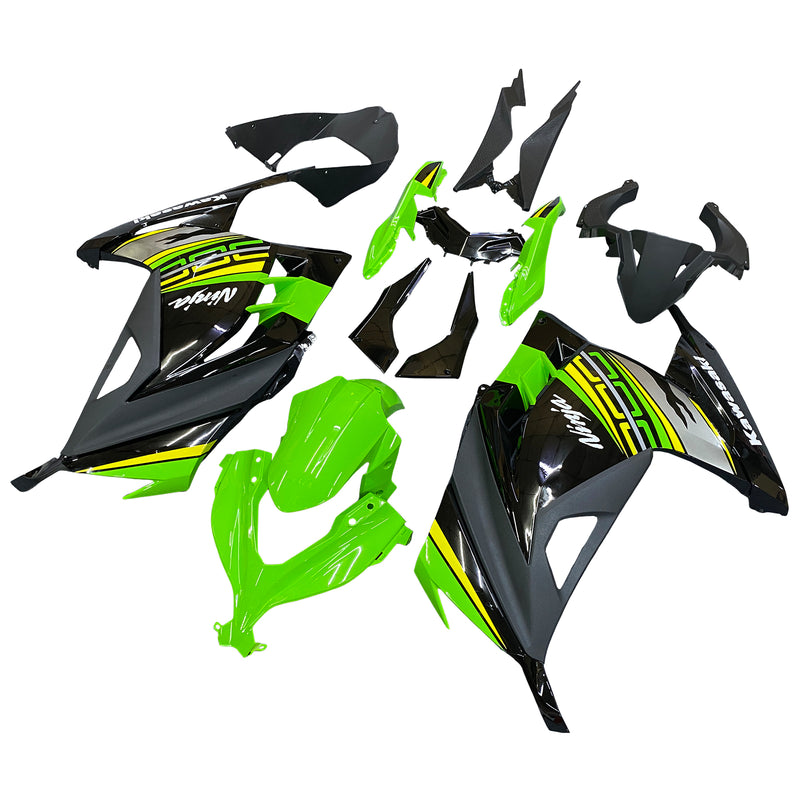 Amotopart Verkleidungsset für Kawasaki EX300/Ninja300 2013–2017, Karosserie, Kunststoff, ABS