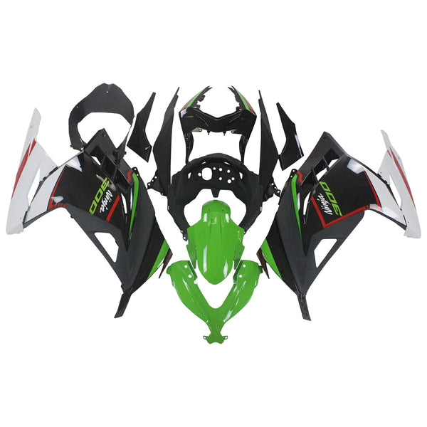 Amotopart kåpa Set för Kawasaki EX300/Ninja 300 2013-2017 Body Plastic ABS