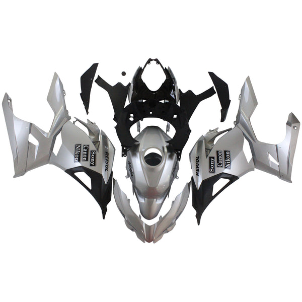 Amotopart kåpa Set för Kawasaki EX400 Ninja400 2018-2023 Body Plastic ABS