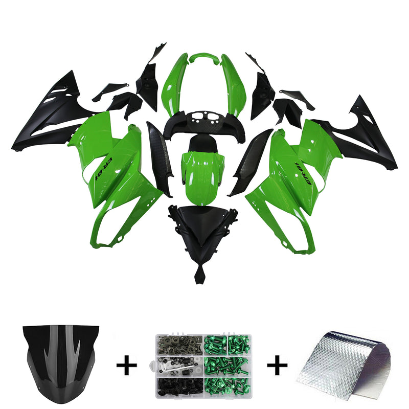 Kit de carenagem de plástico para Kawasaki Ninja 650 ER-6F EX650 2009-2011 04