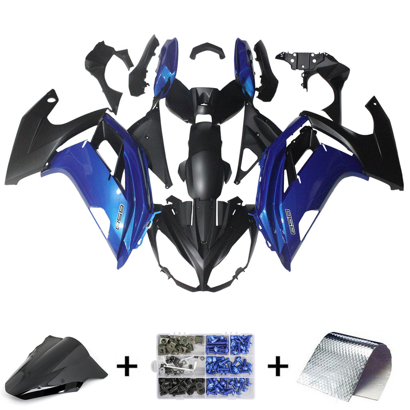 Kit de carenagem de plástico para Kawasaki Ninja 650 ER-6F EX650 2012-2016 04