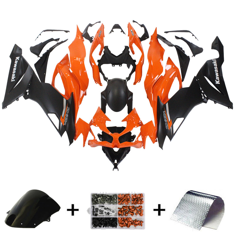 Juego de carenado Amotopart para Kawasaki ZX6R 2019-2023, carrocería, plástico, ABS