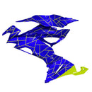 2019-2023 Kawasaki ZX6R insprutningsskyddssats kroppsplast ABS