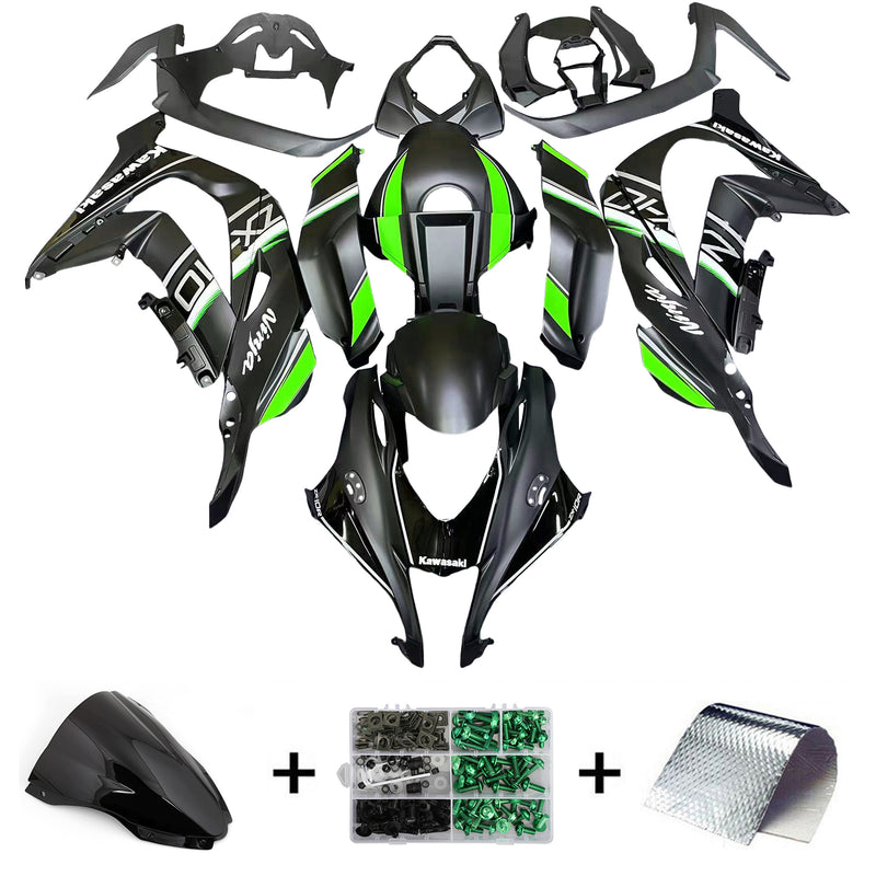 Amotopart kåpa set för Kawasaki ZX10R 2016-2020, kropp, plast, ABS