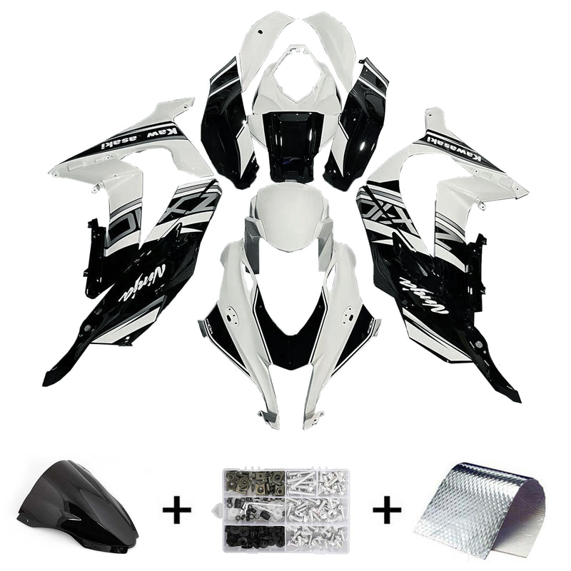 Amotopart kåpa set för Kawasaki ZX10R 2016-2020, kropp, plast, ABS