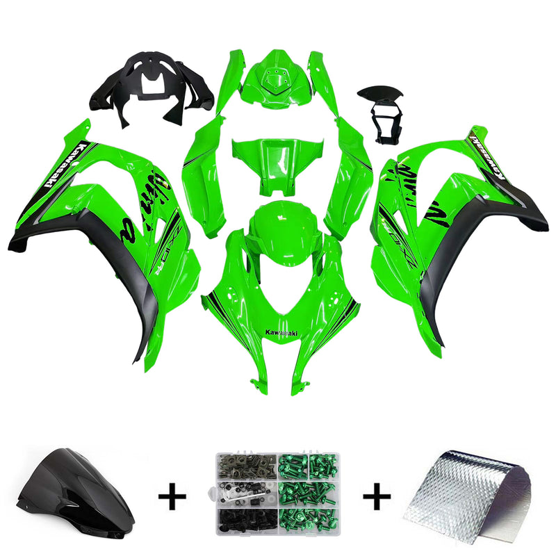 Amotopart kåpa set för Kawasaki ZX10R 2016-2020, kropp, plast, ABS