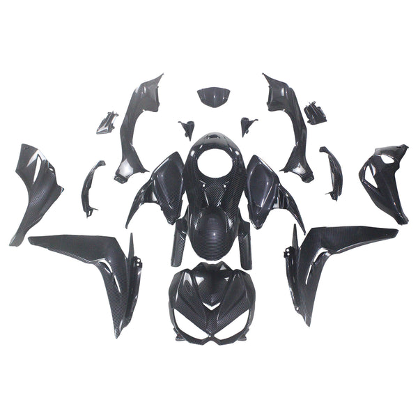 Amotopart Verkleidungsset für Kawasaki Z1000 2014–2017, Karosserie, Kunststoff, ABS