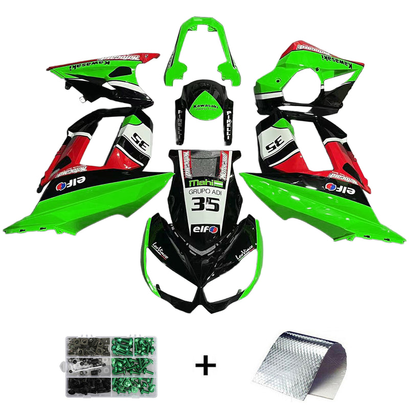 Amotopart kåpa set för Kawasaki Z1000SX 2010-2015, kropp, plast, ABS