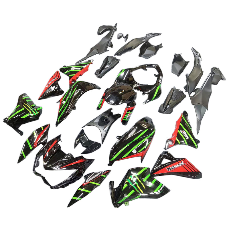 Amotopart kåpa Set för Kawasaki Z800 2013-2018 Body Plastic ABS