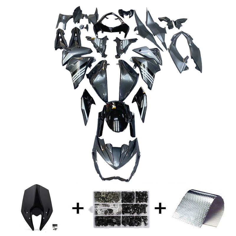 Amotopart kåpa Set för Kawasaki Z800 2013-2018 Body Plastic ABS