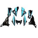 Zestaw owiewek wtryskowych Kawasaki Z800 na lata 2013-2018, korpus z tworzywa ABS