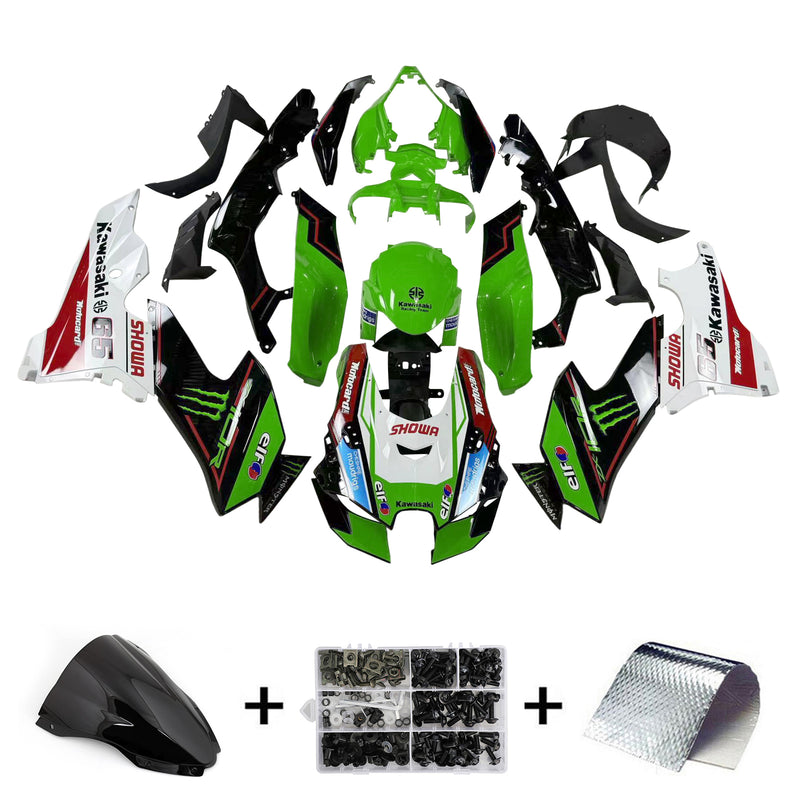 Amotopart Kawasaki ZX-10R ZX10R 2021-2023 Fairing Set Body ABS