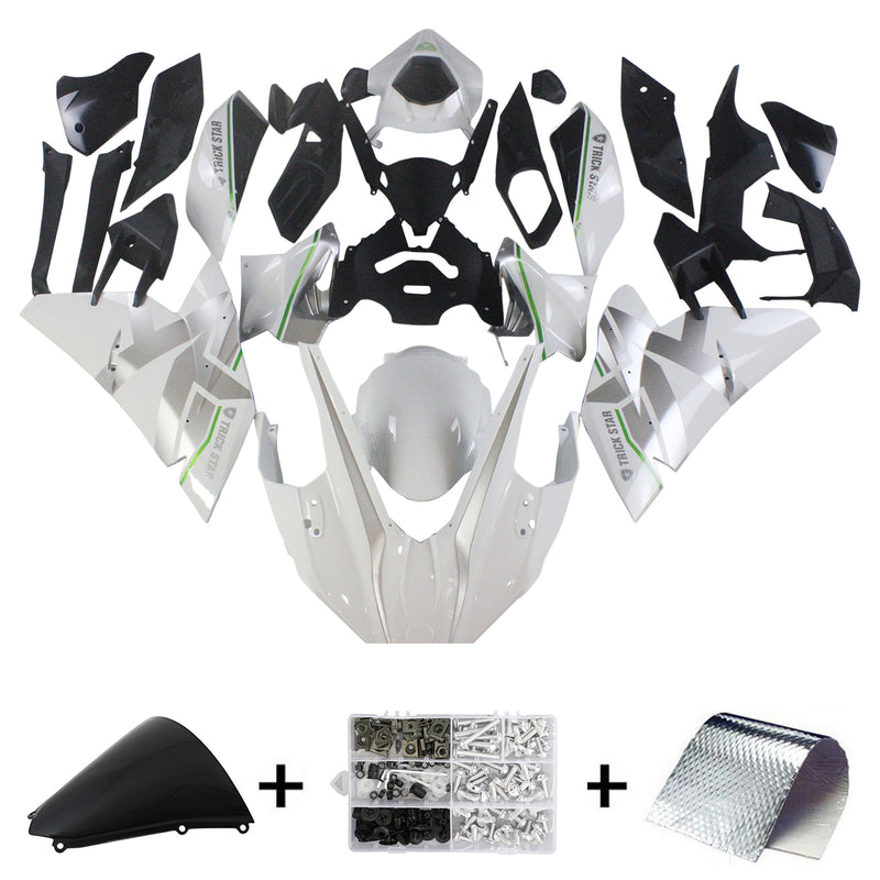 Kit carenagem Amotopart Kawasaki Ninja H2 2015-2022 carroceria ABS