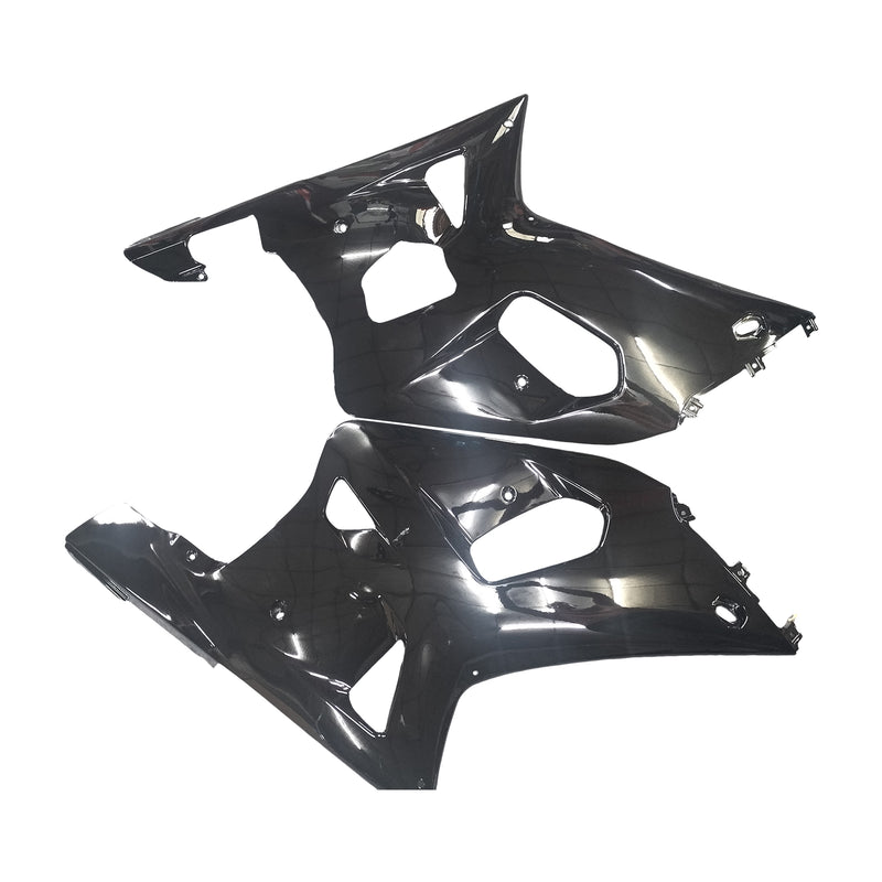 Verkleidungs-Einspritz-Kunststoff-Set, glänzend schwarz, passend für Suzuki GSXR600/750 2001–2003