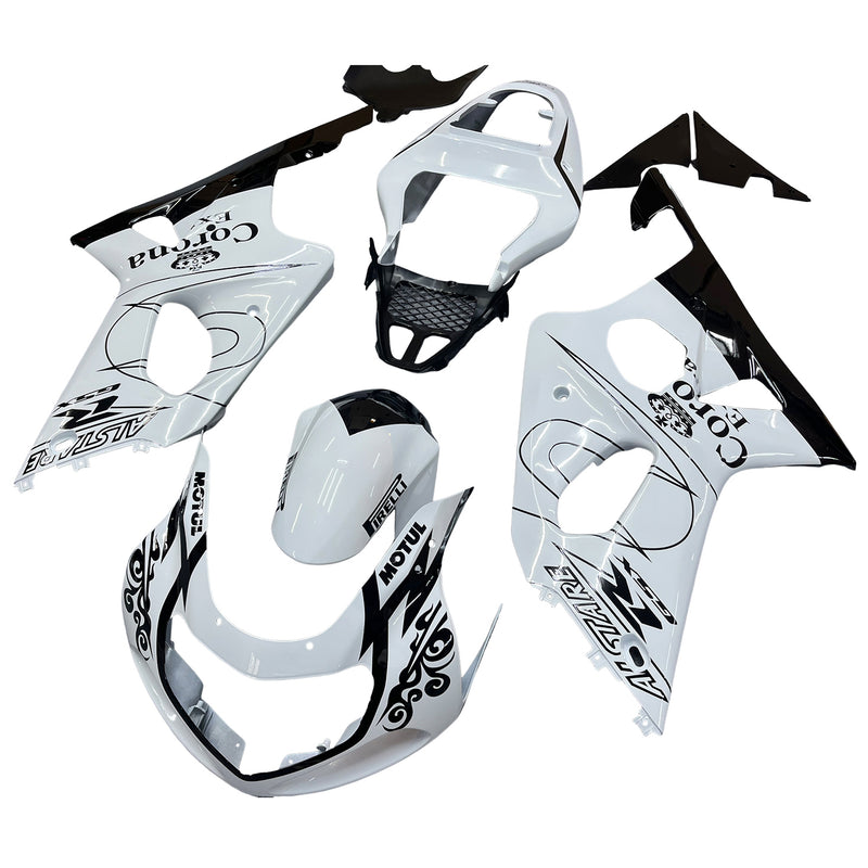 Fairings 2000-2002 Suzuki GSXR 1000 White & Black Corona Generic