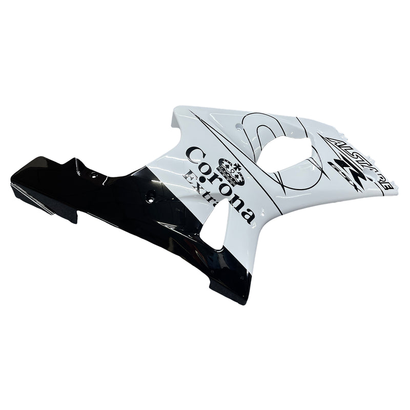 Carenagens 2000-2002 Suzuki GSXR 1000 Branco e Preto Corona Racing Generic