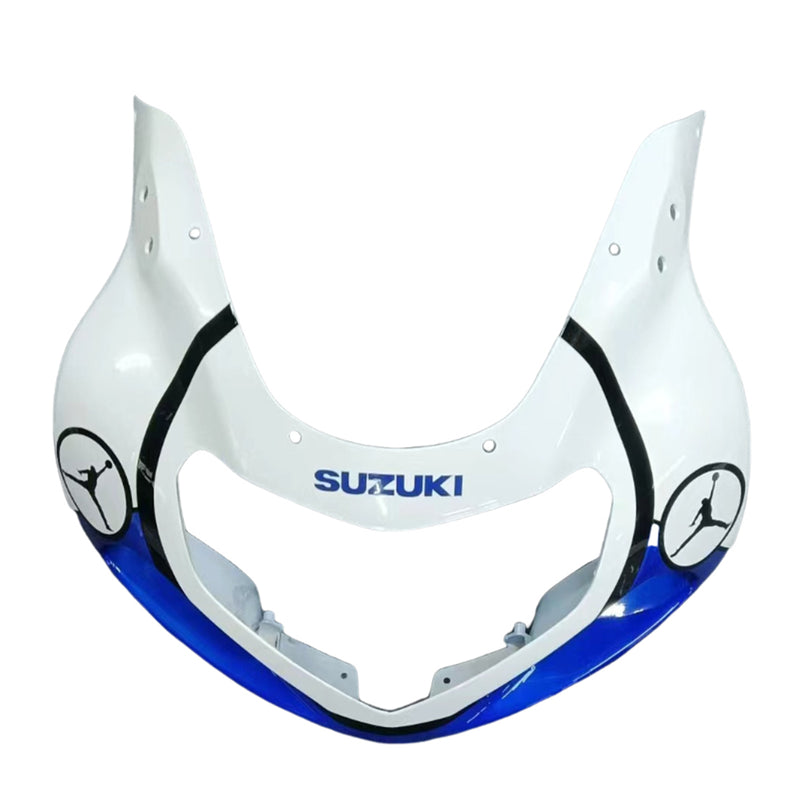 Fairings 2000-2002 Suzuki GSXR 1000 White & Blue Jordan Generic