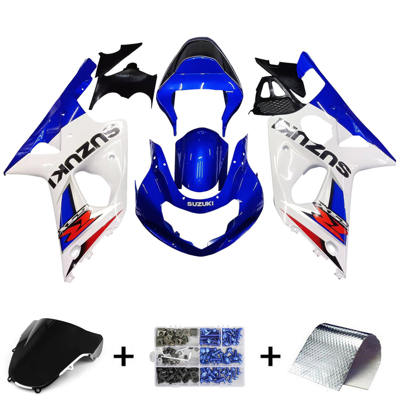 2000-2002 Suzuki GSXR1000 K1 K2 Injektionsverkaufs Kit Körperwerk Kunststoff ABS