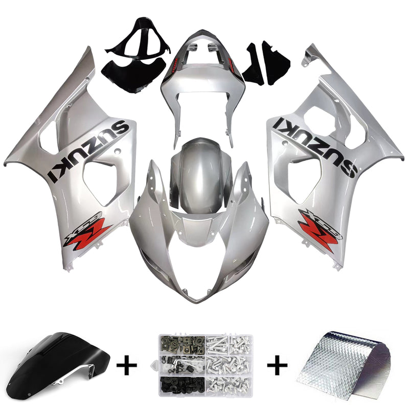 Owiewki 2003-2004 Suzuki GSXR 1000 Srebrne GSXR Generic