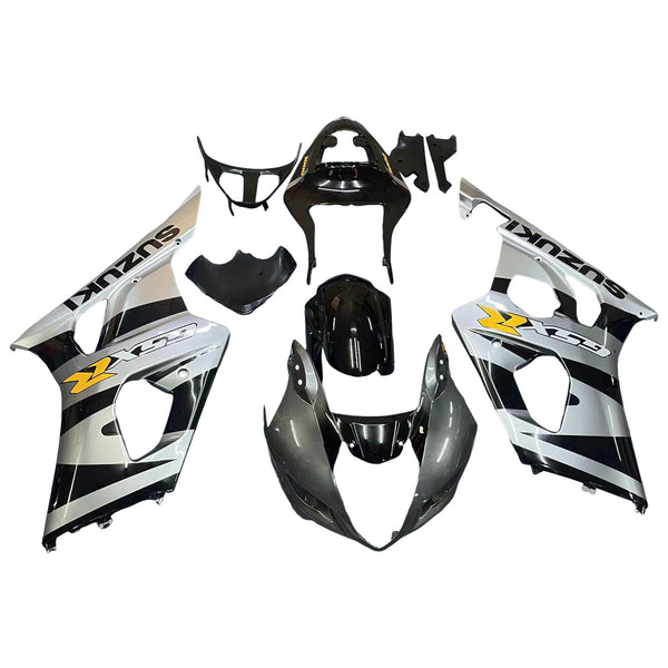 Fairings 2003-2004 Suzuki GSXR 1000 Silver & Black GSXR Generic