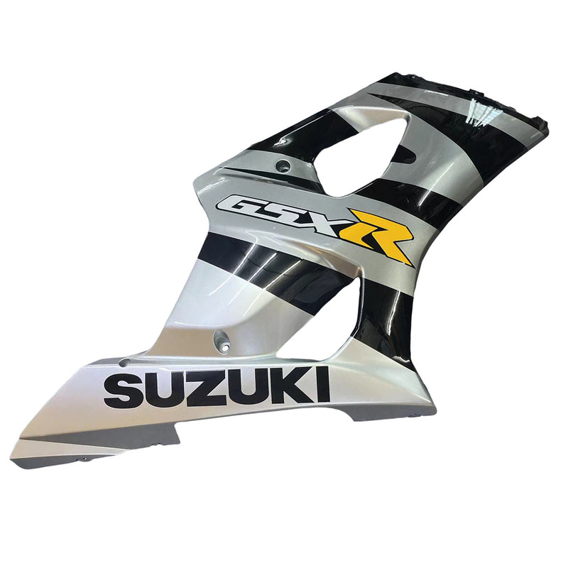 Verkleidungen 2003-2004 Suzuki GSXR 1000 Silber &amp; Schwarz GSXR Racing Generic