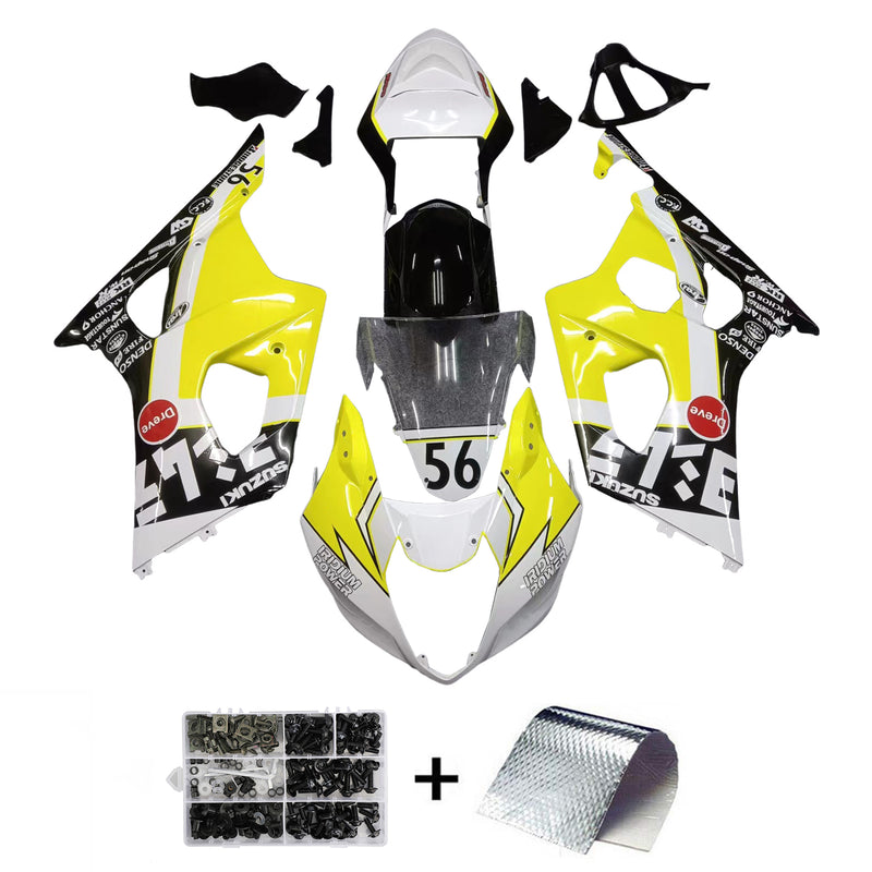 Amotopart Suzuki GSXR1000 2003-2004 K3 kåpa Set Body Plast ABS