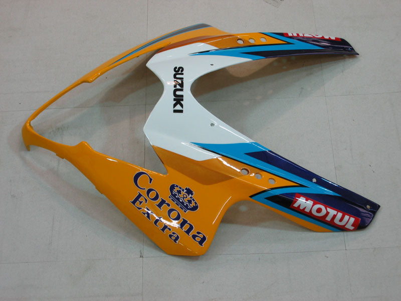 For GSX R 1000 2005-2006 Body Fairing Gul ABS Sprøytestøpt plastsett Generisk