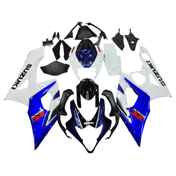 For GSX R 1000 2005-2006 Body Fairing Blå ABS sprøytestøpt plastsett Generisk