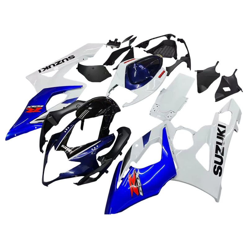 Carenados 2005-2006 Suzuki GSXR 1000 Blanco y Azul GSXR Genérico