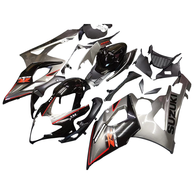 Fairings 2005-2006 Suzuki GSXR 1000 Silver & Black GSXR Generic