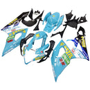 Carenagens 2005-2006 Suzuki GSXR 1000 Azul Preto Rizla Racing Genérico