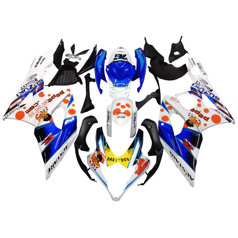 Verkleidungen 2005-2006 Suzuki GSXR 1000 Multi-Color Pepephone Racing Generic