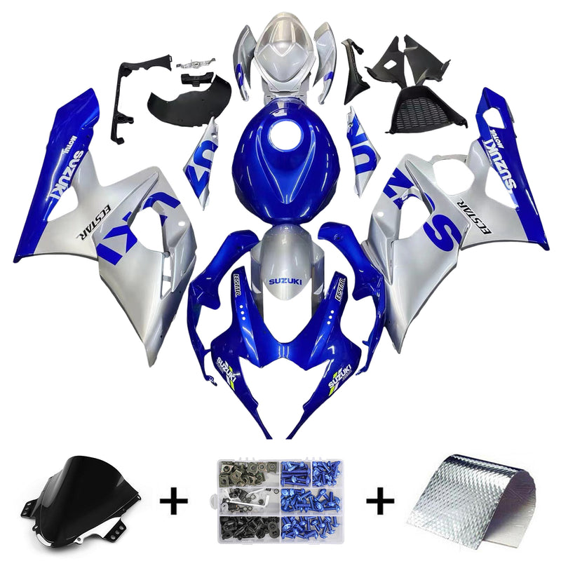 Amotopart Suzuki GSXR1000 2005-2006 K5 kåpesett Body Plastic ABS