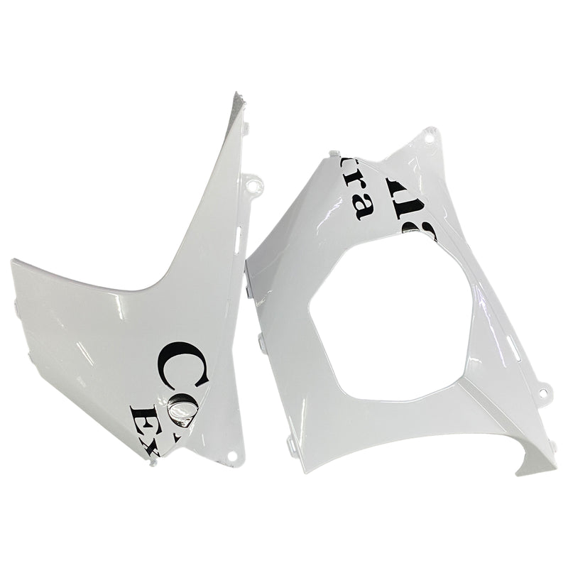 For GSX R 1000 2007-2008 Body Fairing White ABS Sprøytestøpt plastsett Generisk