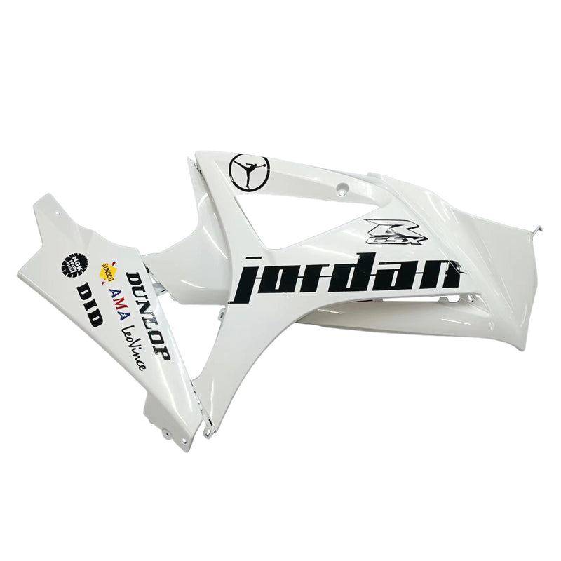 Fairings 2007-2008 Suzuki GSXR 1000 Vit Svart Jordan Racing Generic