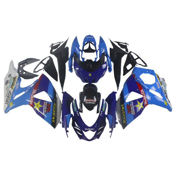 Fairings 2009-2016 Suzuki GSXR 1000 Blue Rockstar Generic