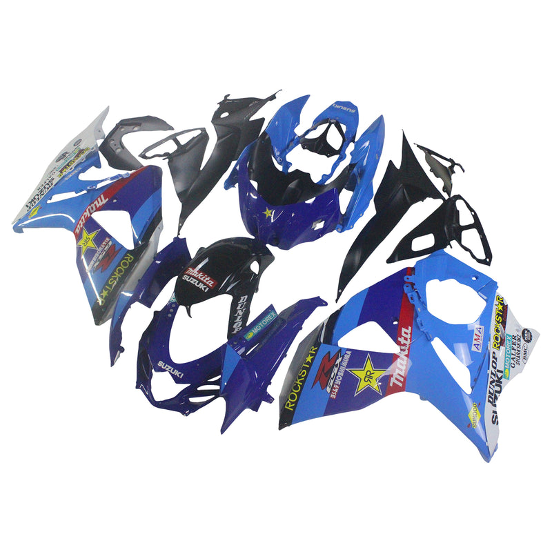 Fairings 2009-2016 Suzuki GSXR 1000 Blue Rockstar Generic