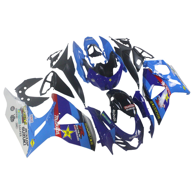 Fairings 2009-2016 Suzuki GSXR 1000 Blue Rockstar Generic