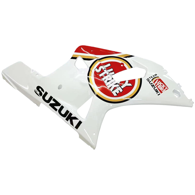 Carenados 2001-2003 Suzuki GSXR 600 Blanco y Rojo Lucky Strike Racin Generic