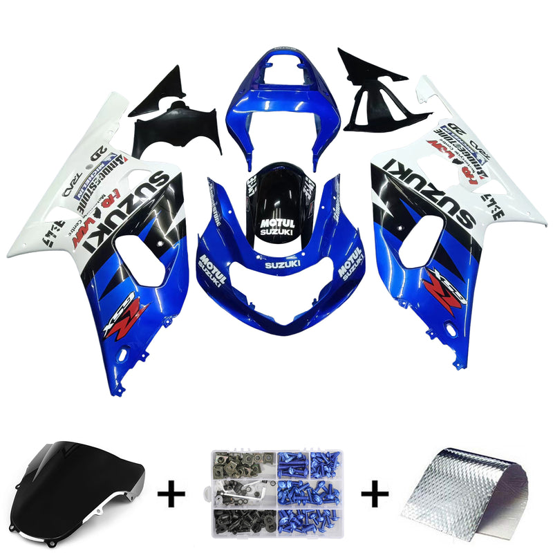 Fairings 2001-2003 Suzuki GSXR 600 Blue Motul Suzuki Generic