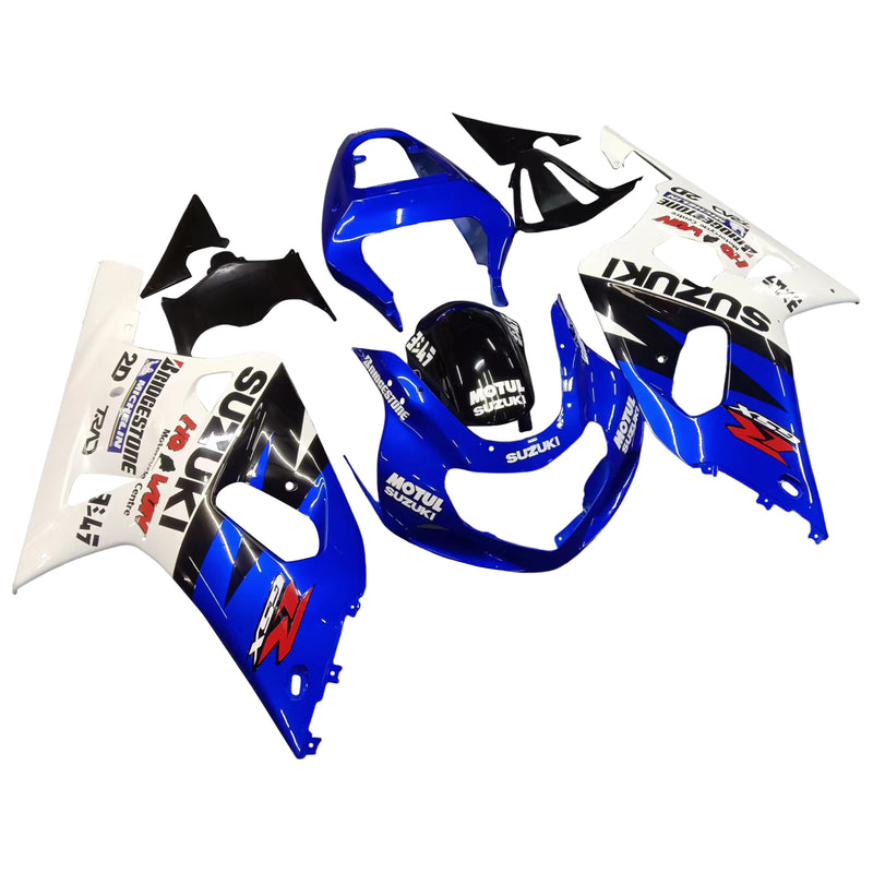 Carenados 2001-2003 Suzuki GSXR 600 Azul Motul Suzuki Genérico