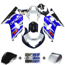 Carenagens 2001-2003 Suzuki GSXR 600 Azul Branco Preto GSXR Racing Genérico