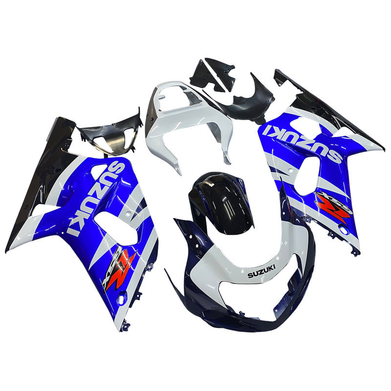 Fairings 2001-2003 Suzuki GSXR 600 Blå Hvit Svart GSXR Generisk