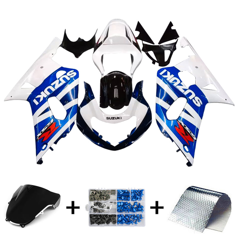 Suzuki GSXR600 2001-2003 kåpa set kropp plast ABS