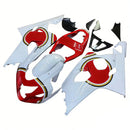 Fairings 2004-2005 Suzuki GSXR 600 750 White & Red Lucky Strike generisk
