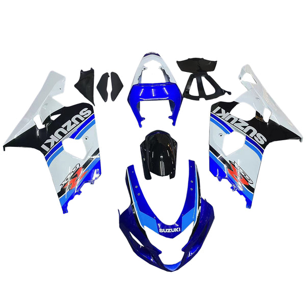 Für GSXR 600/750 2004–2005 Karosserieverkleidung, blaues ABS-Spritzguss-Kunststoff-Set, generisch