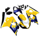 Fairings 2004-2005 Suzuki GSXR 600 750 Gul Blå Corona GSXR Generisk